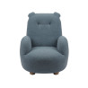 Sofa ours mini bouclé davis TITOUAN - Mousse, bleu