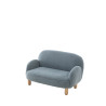 Sofa double mini bouclé davis TITOUAN - Mousse, bleu