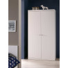 Armoire 2 portes CAPUCINE - MDF, blanc