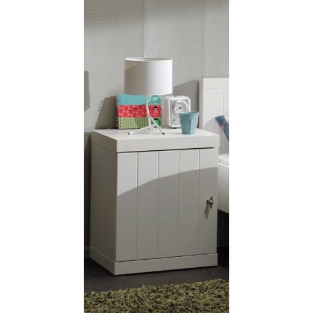 Chevet CAPUCINE - MDF, blanc