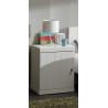 Chevet CAPUCINE - MDF, blanc