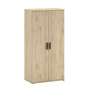 Armoire 2 portes COLIN - Panneaux de particules, chêne