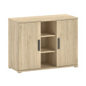 Commode 2 portes COLIN - Panneaux de particules, chêne