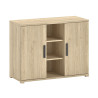 Commode 2 portes COLIN - Panneaux de particules, chêne