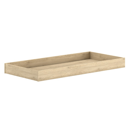 Lit gigogne COLIN 90 x 190 cm - Panneaux de particules, chêne