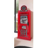 Armoire gas pump armoire TOMBO - MDF, rouge