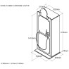 Armoire gas pump armoire TOMBO - MDF, rouge