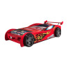 Lit lemans lit TOMBO 90 x 200 cm - MDF, rouge