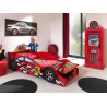 Lit junior junior race lit TOMBO 70 x 140 cm - MDF, rouge
