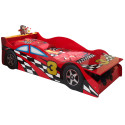 Ensemble junior race lit et matelas Junior Soft TOMBO 70 x 140 cm - MDF, rouge