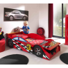 Ensemble junior race lit et matelas Junior Soft TOMBO 70 x 140 cm - MDF, rouge
