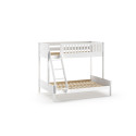 Lit de famille + PIERROT 140 x 200 cm - Pin scandinave, blanc
