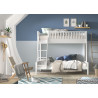 Lit de famille + PIERROT 140 x 200 cm - Pin scandinave, blanc