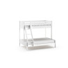 Lit de famille + PIERROT 140 x 200 cm - Pin scandinave, blanc