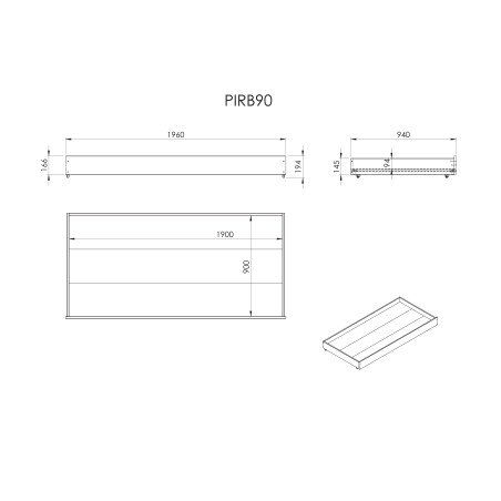 Lit gigogne PIERROT 90 x 190 cm - Pin scandinave, blanc