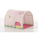 Textiles spring tunnel pour lit compact camille/pierrot COLOMBINE - 100% Polyester, rose