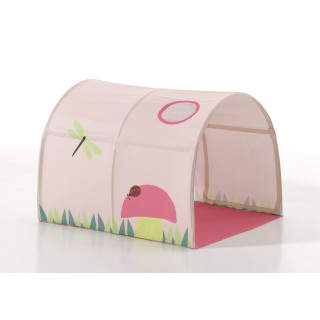 Textiles spring tunnel pour lit compact camille/pierrot COLOMBINE - 100% Polyester, rose
