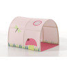 Textiles spring tunnel pour lit compact camille/pierrot COLOMBINE - 100% Polyester, rose