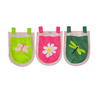 Textiles spring 3 sachets pour lit compact camille/pierrot COLOMBINE - 100% Coton, rose