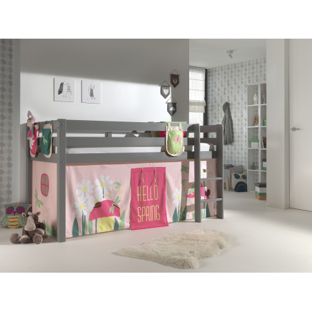 Textiles spring 3 sachets pour lit compact camille/pierrot COLOMBINE - 100% Coton, rose