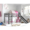 Textiles princess tunnel pour lit compact camille/pierrot COLOMBINE - 100% Polyester, rose