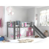 Textiles princess 3 sachets pour lit compact camille/pierrot COLOMBINE - 100% Coton, rose