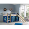 Textiles astro housse pour lit compact camille/pierrot COLOMBINE - 100% Coton, bleu