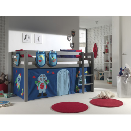 Textiles astro 3 sachets pour lit compact camille/pierrot COLOMBINE - 100% Coton, bleu