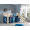 Textiles astro 3 sachets pour lit compact camille/pierrot COLOMBINE - 100% Coton, bleu