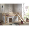 Textiles birdy housse pour lit compact camille/pierrot COLOMBINE - 100% Polyester, rose/blanc