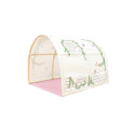 Textiles birdy tunnel pour lit compact camille/pierrot COLOMBINE - 100% Coton, rose/blanc