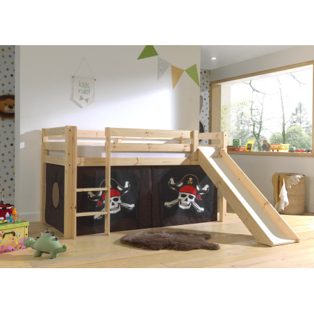 Textiles caribian pirates housse pour lit compact camille/pierrot COLOMBINE - 100% Polyester, brun