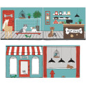 Textiles pet shop housse pour lit compact camille/pierrot COLOMBINE - 100% Coton, bleu