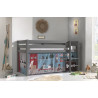 Textiles pet shop housse pour lit compact camille/pierrot COLOMBINE - 100% Coton, bleu