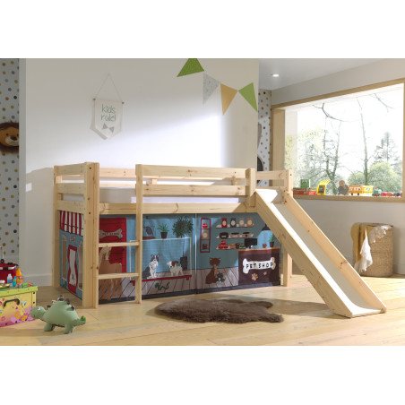 Textiles pet shop housse pour lit compact camille/pierrot COLOMBINE - 100% Coton, bleu