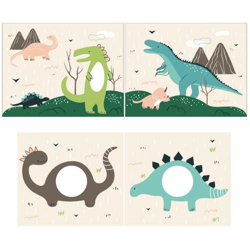 Textiles dino housse pour lit compact camille/pierrot COLOMBINE - 100% Coton, beige