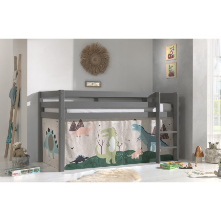 Textiles dino housse pour lit compact camille/pierrot COLOMBINE - 100% Coton, beige