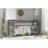 Textiles dino housse pour lit compact camille/pierrot COLOMBINE - 100% Coton, beige