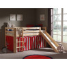 Textiles chucky housse pour lit compact camille/pierrot EDWIGE - 100% Polyester, rouge