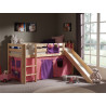 Textiles bella housse pour lit compact camille/pierrot EDWIGE - 100% Polyester, rose