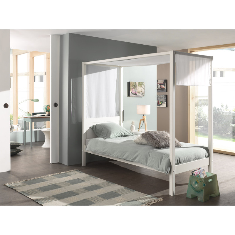 Textile camille voile pour pihb9014 COLOMBINE - 100% Coton, blanc
