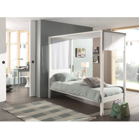 Textile camille voile pour pihb9014 COLOMBINE - 100% Coton, blanc