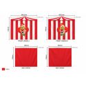 Housse textile motif Chucky pour lit mi-hauteur CAMILLE et PIERROT - 100 % polyester, rouge