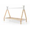 Lit sans grille WINONA 90 x 200 cm - Pin massif, nature/blanc