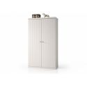 Armoire 2 portes CAPUCINE - MDF, blanc