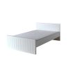 Lit CAPUCINE 120 x 200 cm - MDF, blanc