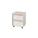 Caisson de bureau BERT - Panneaux de particules, blanc