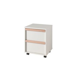 Caisson de bureau BERT - Panneaux de particules, blanc