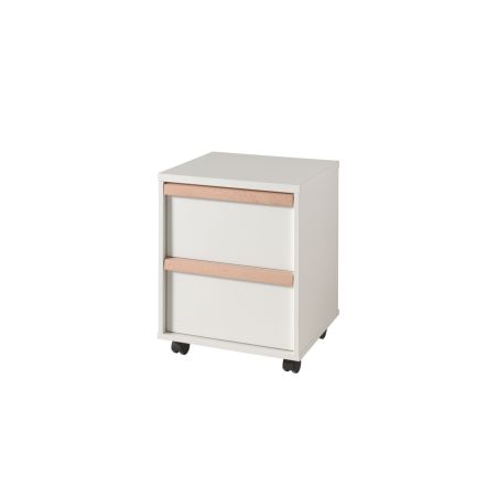 Caisson de bureau BERT - Panneaux de particules, blanc