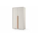 Armoire 2 portes BERT - Panneaux de particules, blanc